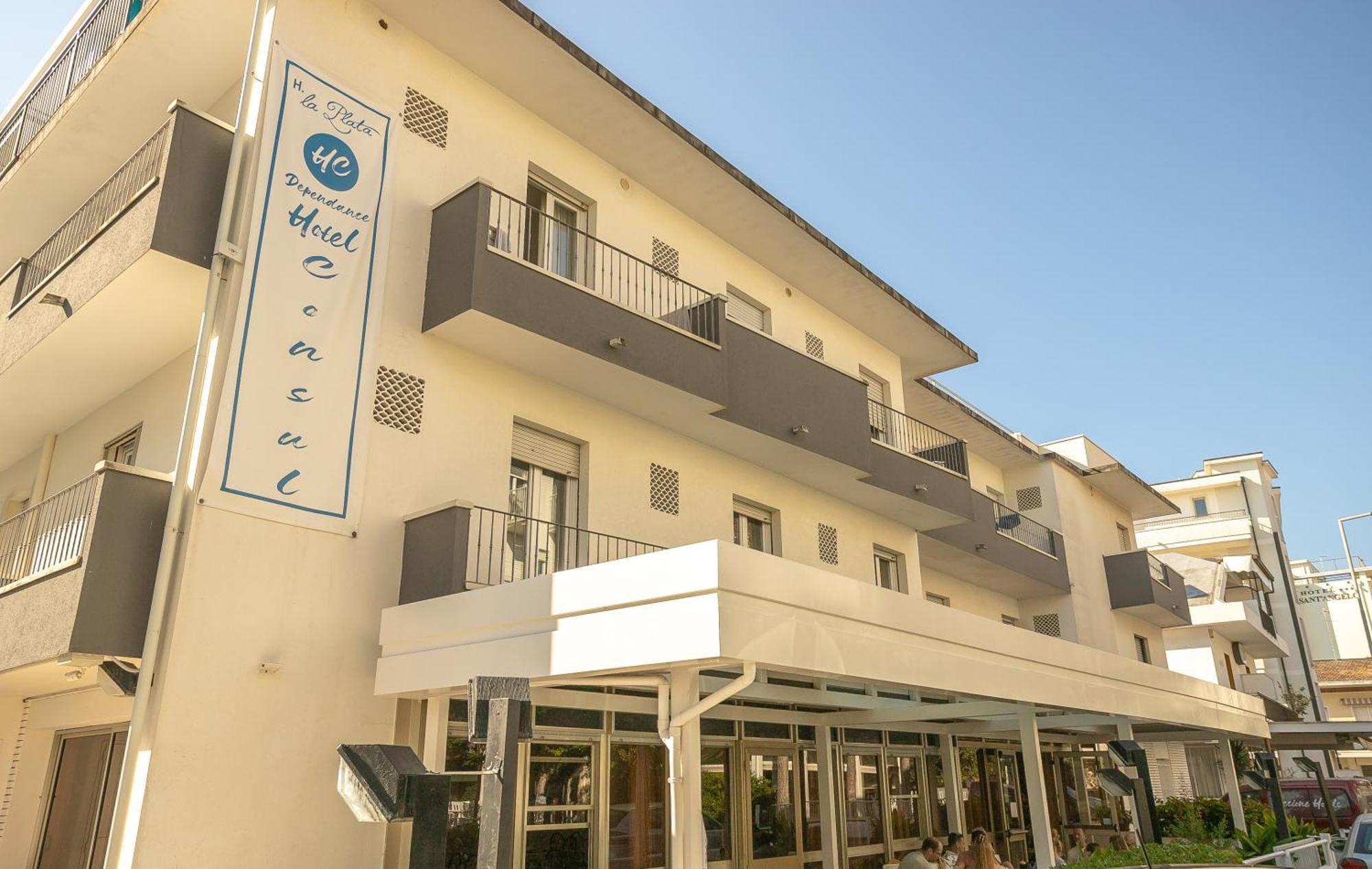 La Plata Hotel - Con Piscina Riccione Eksteriør billede