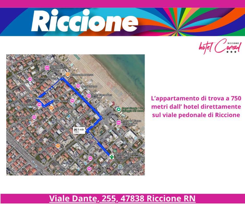 La Plata Hotel - Con Piscina Riccione Eksteriør billede